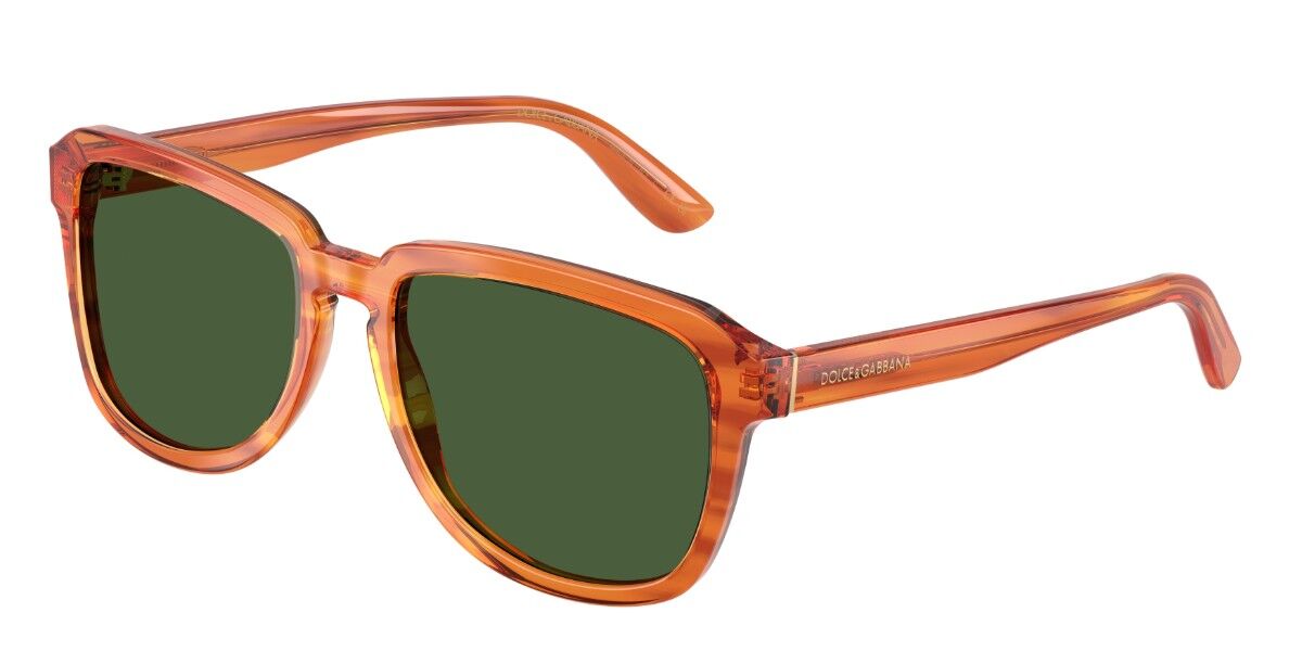 Dolce & Gabbana DG4566 Polarized 34839A Men's Sunglasses Brown Size 56