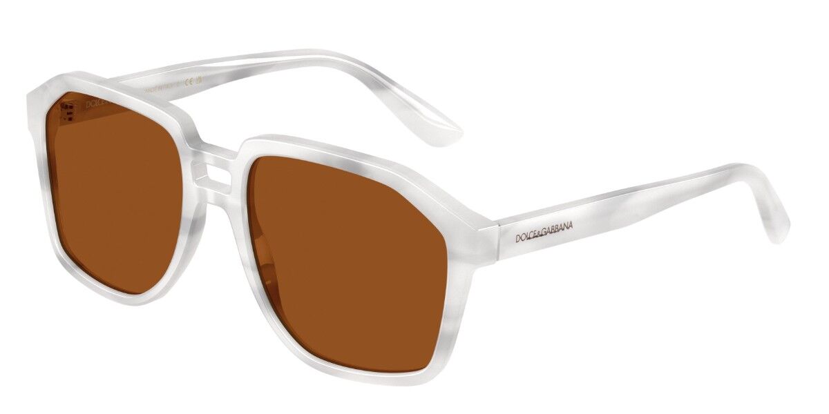 Dolce & Gabbana DG4568 349573 Men's Sunglasses White Size 56