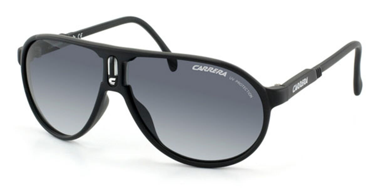 Carrera CHAMPION Small DL5/7V Sunglasses Black | VisionDirect Australia