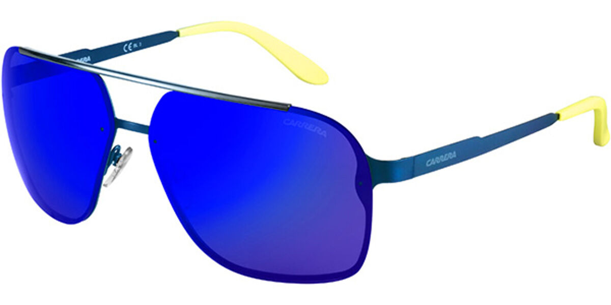 Carrera 91/S 5R1/XT Sunglasses Blue | VisionDirect Australia