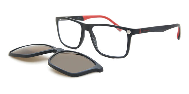 Carrera 4009/CS With Clip-On 003/SP Square Black Sunglasses  display picture 3