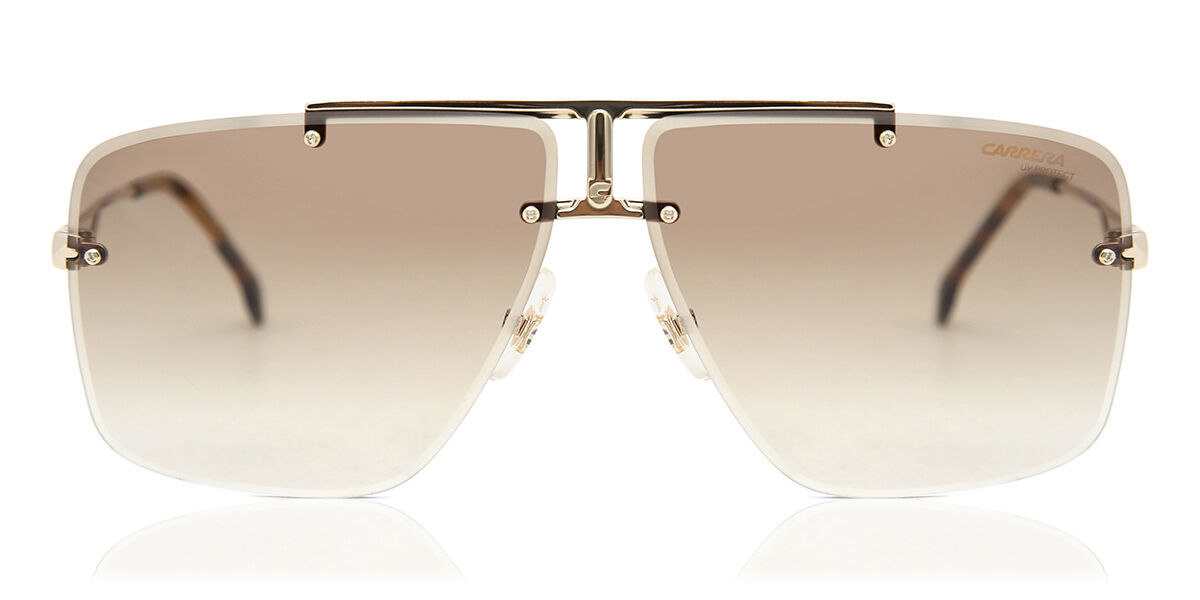 Sunglasses Carrera 1016 /S 0J5G Gold 86 blackbrowngreen lens
