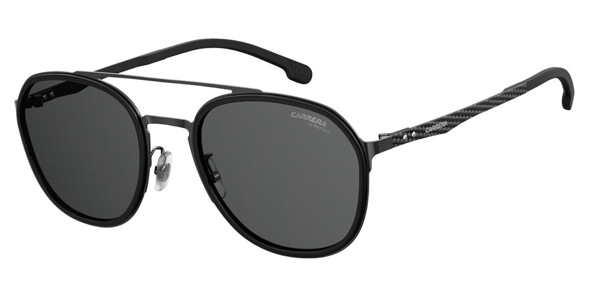 Carrera 8033/GS Polarized 003/W3 Sunglasses Matte Black | VisionDirect ...