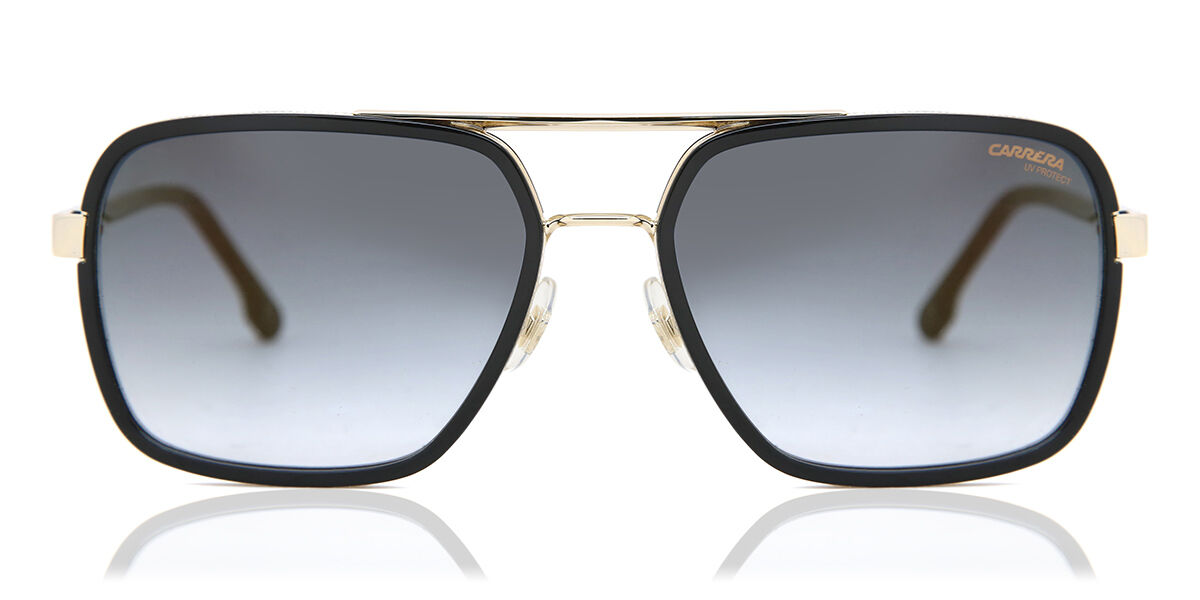 Carrera 256/S RHL/D6 Sunglasses Black Gold | SmartBuyGlasses UK