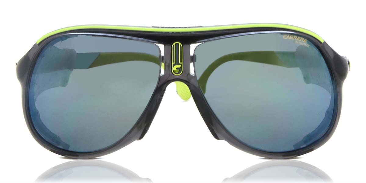 Carrera HYPERFIT 21/S Asian Fit 3U5/MT Sunglasses Grey Green