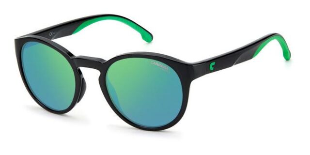 Carrera Teal and Black Sunglasses Carrera 8056/S Black, Green Sunglasses Online main image 3