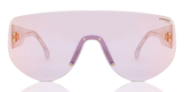 Carrera FLAGLAB 12 2UC/TE Single Lens White Sunglasses  display picture 1
