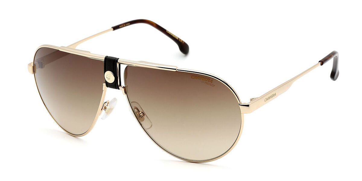 Carrera 1033/S 006J/HA Sunglasses Gold | VisionDirect Australia