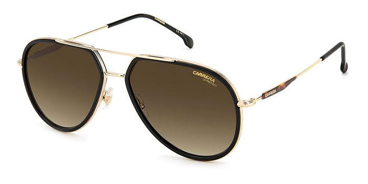 Carrera 295/S 2M2/HA Sunglasses Black Gold | VisionDirect Australia
