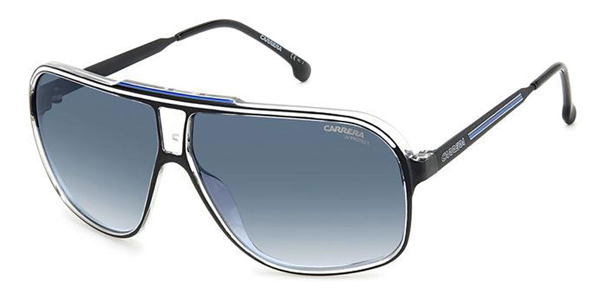 Carrera GRAND PRIX 3 D51/08 Sunglasses Black On Clear | VisionDirect ...