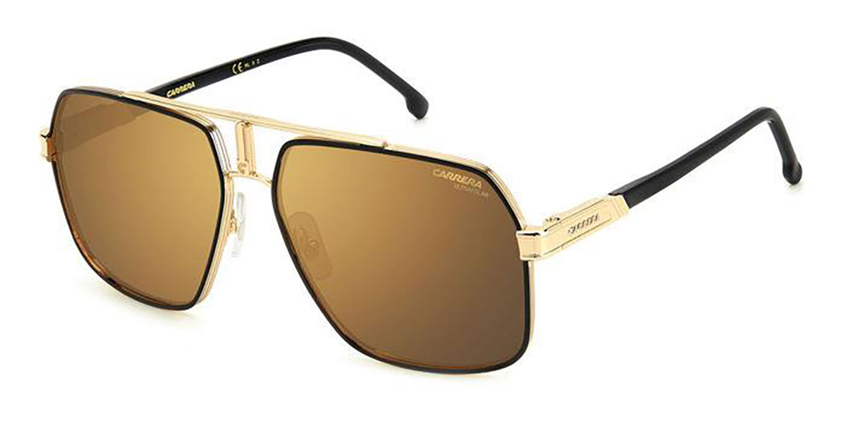 Carrera 1055/S 0NZ/YL Sunglasses in Black Gold | SmartBuyGlasses USA