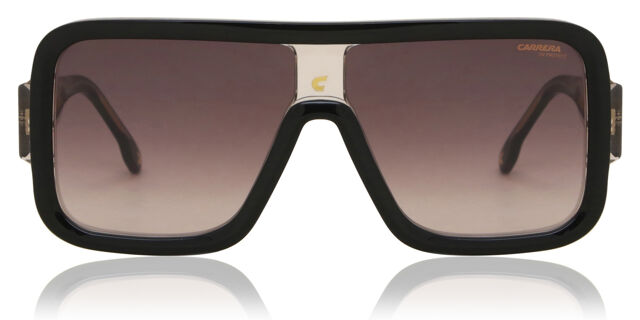 Carrera FLAGLAB 14 0WM/A8 Oversized Black Brown Sunglasses  display picture 2