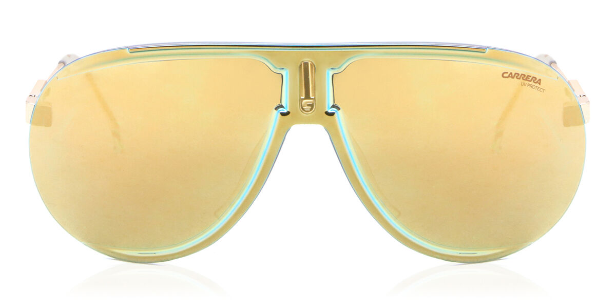 Lentes De Sol Carrera Superchampion J5gsq Dorado Visiondirecta Chile 