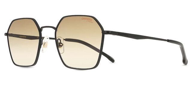 Carrera 334/S Men's Sunglasses - Matte Gold Frame, Green Shaded Lenses, Size 53/21/145, 2-Year Warranty