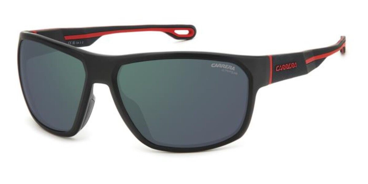 Photos - Sunglasses Carrera 4018/S Polarized BLX/Q3 Men's  Black Size 63 