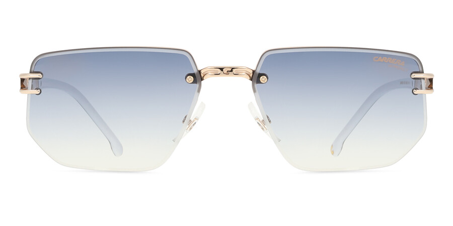 Carrera 1070/S 80S/08 Rectangle Gold Sunglasses | SmartBuyGlasses Singapore