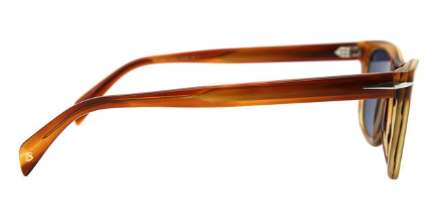 David Beckham DB 1006/S EX4/KU Square Brown Horn Sunglasses  display picture 1