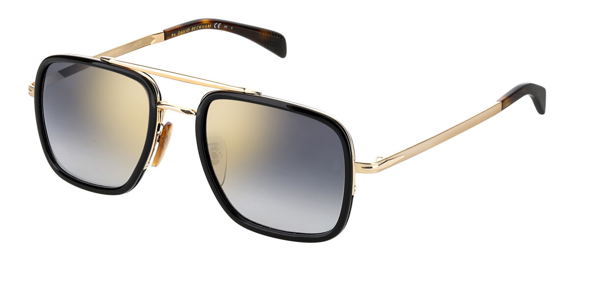 David Beckham DB 7002/S RHL/FQ Sunglasses Gold Black | VisionDirect ...