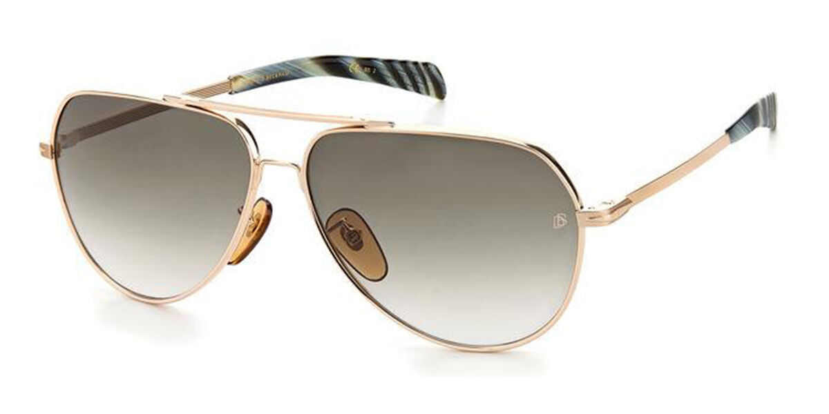 David Beckham DB 7031/S F6W/9K Sunglasses in Light Gold ...