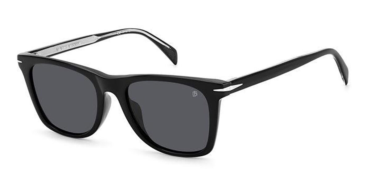 David Beckham DB 1081/F/S Asian Fit BSC/M9 Men's Sunglasses Black Size 53