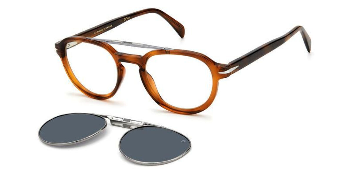 David Beckham Sunglasses DB 1075/CS with Clip-On WR9/C3