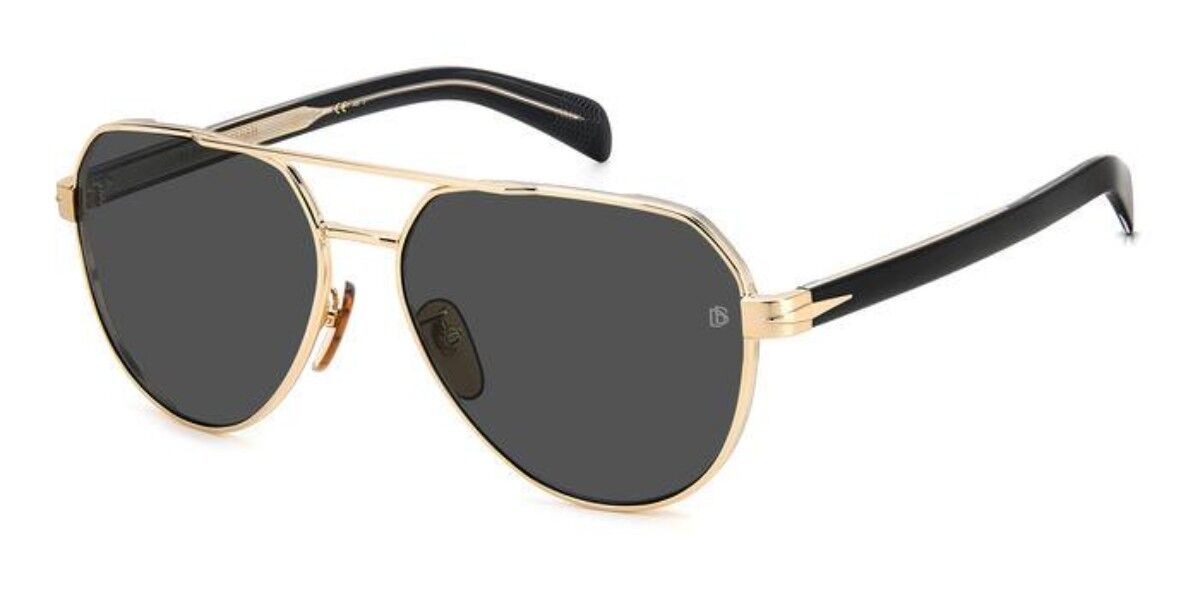 David Beckham DB 1121/G/S RHL/IR Sunglasses Gold | VisionDirect Australia