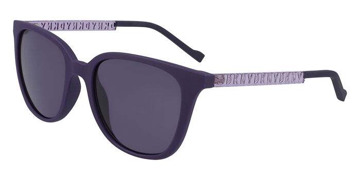 NEW DKNY DK518S Dark Tortoise Rectangular Sunglasses with Blue Lens & DKNY Case DKNY DK518S 237 Rectangle Dark Tortoise Sunglasses  main image 2