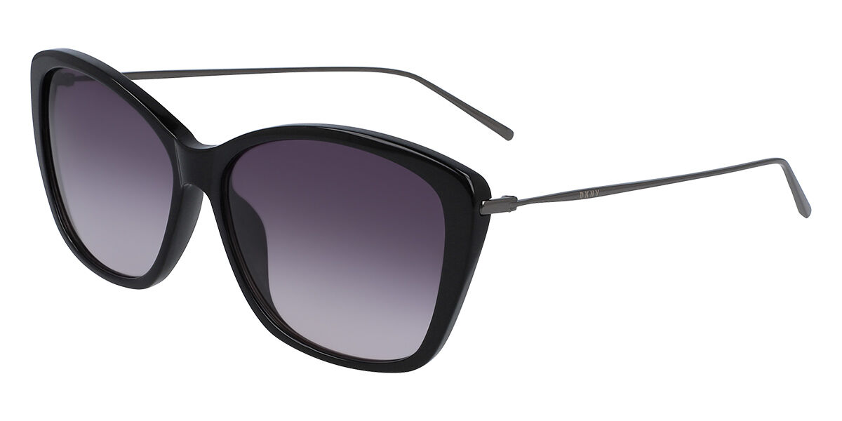 Photos - Sunglasses DKNY DK702S 001 Women's  Black Size 57 