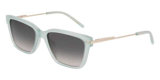 DKNY DK713S 310 Square Frosted Green Sunglasses | Vision  display picture 1