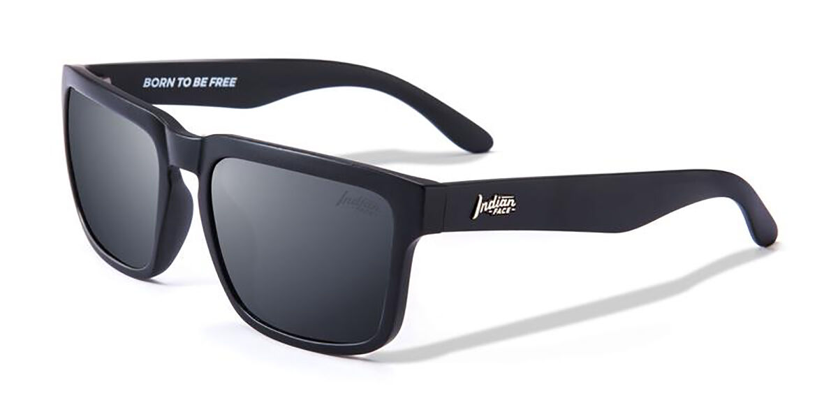 The Indian Face Freeride Occhiali Da Sole Polarizzati - Nero/Blu, Modello Unisex, Taglia Unica
