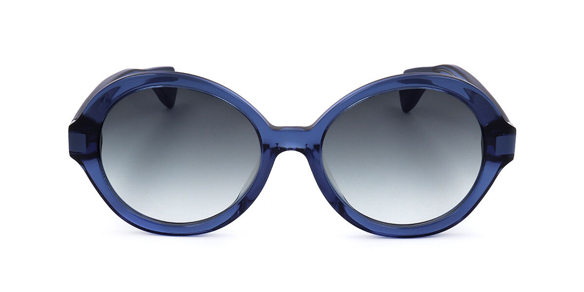 Alyson Magee TAYLOR 04 Sunglasses in Transparent Blue | SmartBuyGlasses USA