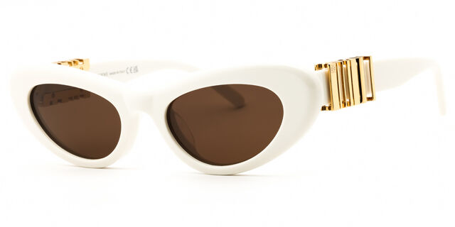 Loewe LW40156U 25E Cat Eye Ivory White Sunglasses  display picture 1