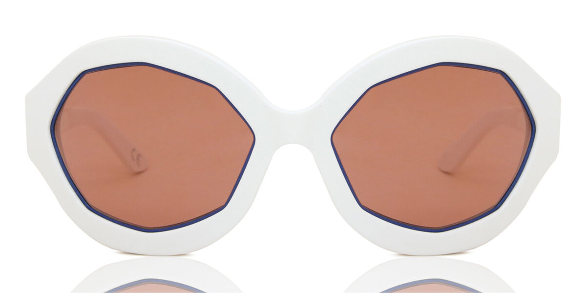Marni Cumulus Cloud Blue N5D Men's Sunglasses White Size 63