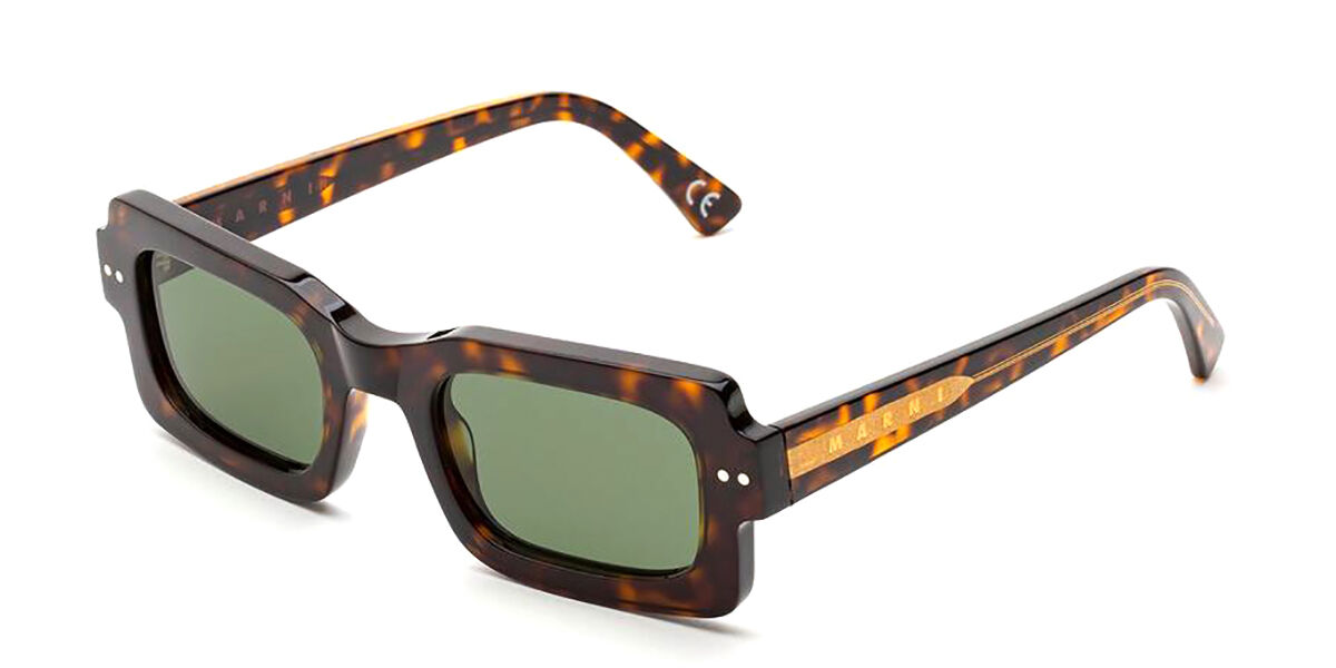 Marni Lake Vostok Havana 3627 Asian Fit HN3 Men's Sunglasses Tortoiseshell Size 51