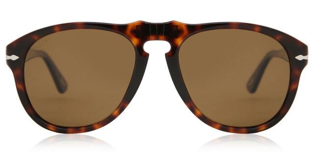 Persol PO0649 Polarized 24/57 Pilot Havana Sunglasses  display picture 3