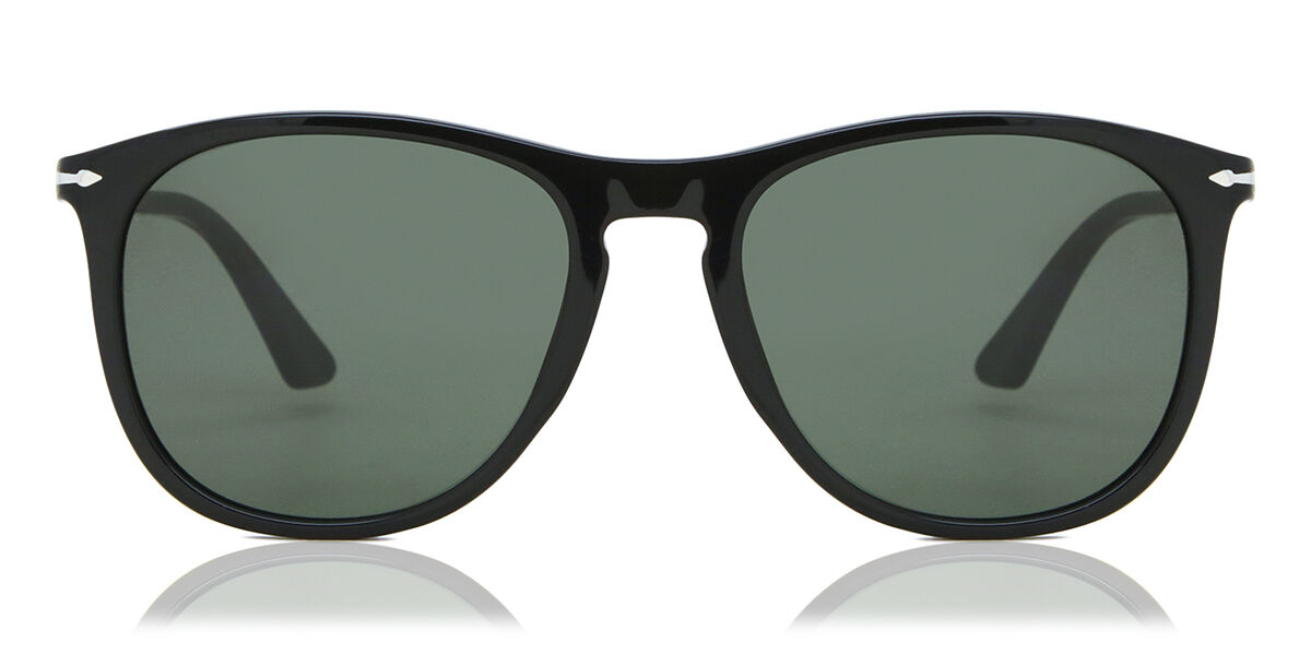 Occhiali Da Sole Persol 0PO3314S 95/31 - Montatura Nera/lenti Verdi - Unisex