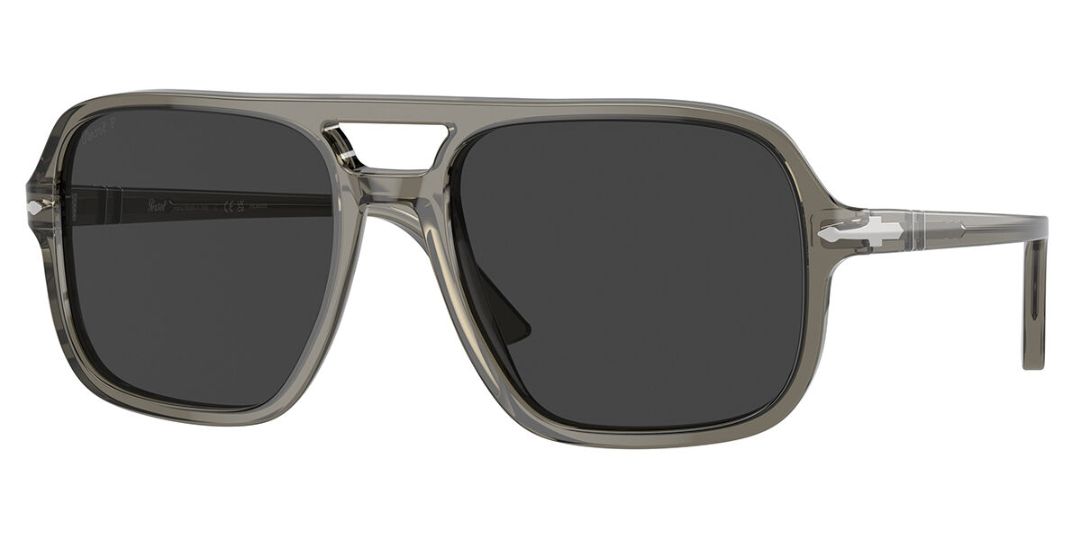 Persol PO3328S Polarized 110348 Men's Sunglasses Grey Size 55