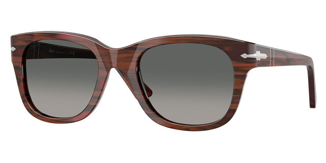 Persol PO3372S 122371 Square Brown Horn Sunglasses  display picture 1