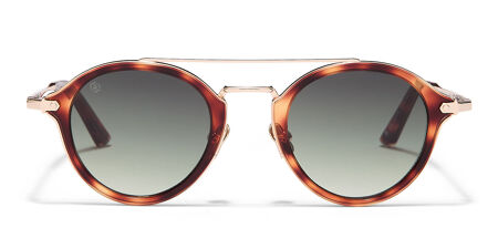 Taylor Morris Roll Right Sunglasses Womens Tortoise Brown Round Mirrored Lens Oxford Sunglasses in Brown Tortoiseshell – Taylor Morris London main image 3