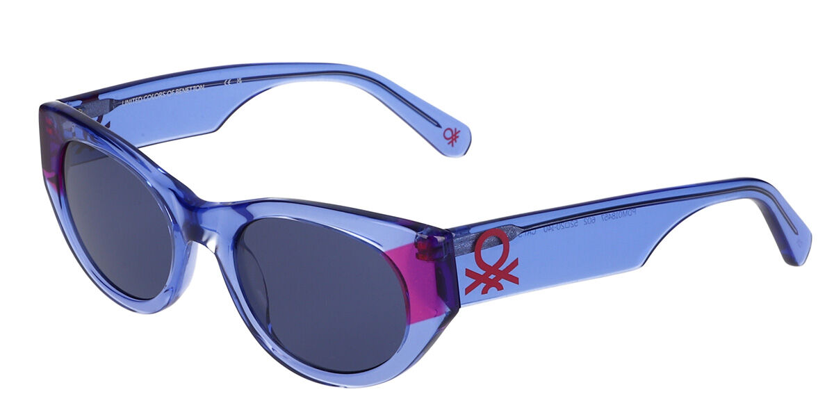 Benetton Orange Metal Sunglasses