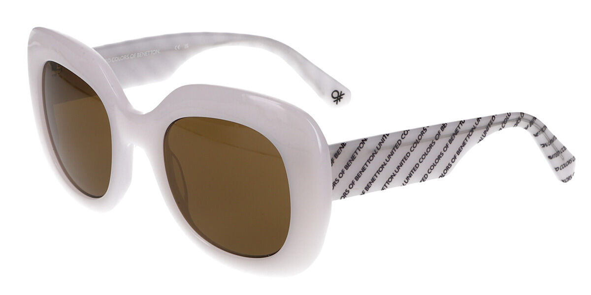 United Colors of Benetton 5067 813 Men’s Sunglasses White Size 51