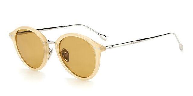 Isabel Marant Gold Sunglasses with Yellow Lenses Isabel Marant IM 0011/S 40G/CU Pilot Yellow Sunglasses  main image 4