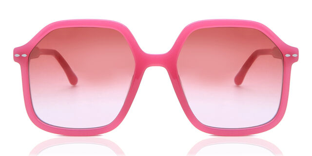 ISABEL MARANT Pink  Square Sunglasses SQUARED TESSA Woman Transp Pink/Brown Rose | ISABEL MARANT  main image 2