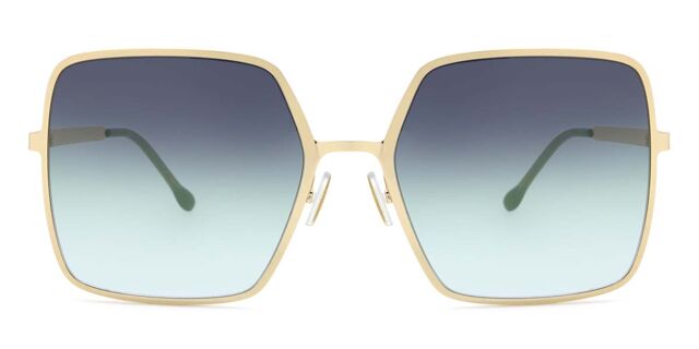 Isabel Marant IM 0102/S PEF/IB Square Gold Green Sunglasses  display picture 1