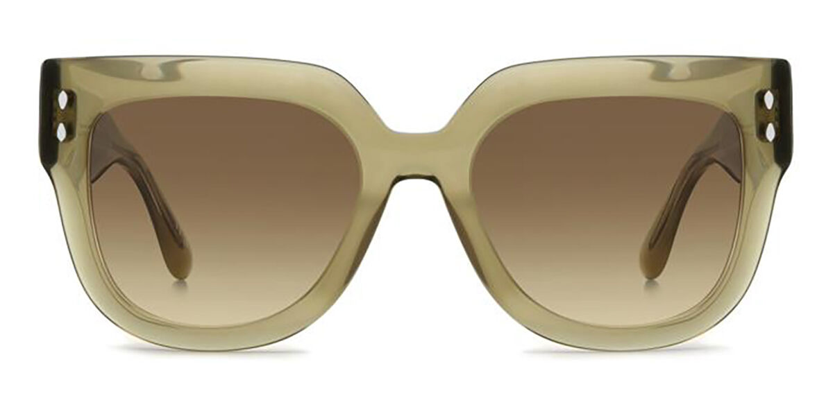 Isabel Marant IM 0225/S 3Y5/EG Square Green Sunglasses | Vision Direct ...