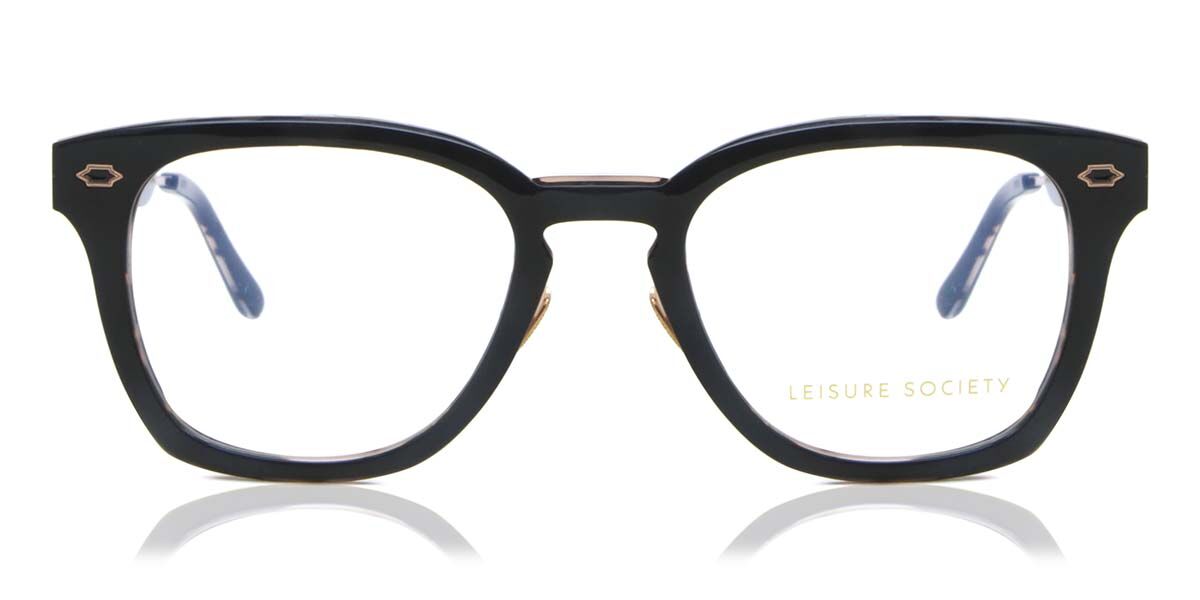 Leisure Society Sunglasses Stresa Black Tort/18K Rose Gold