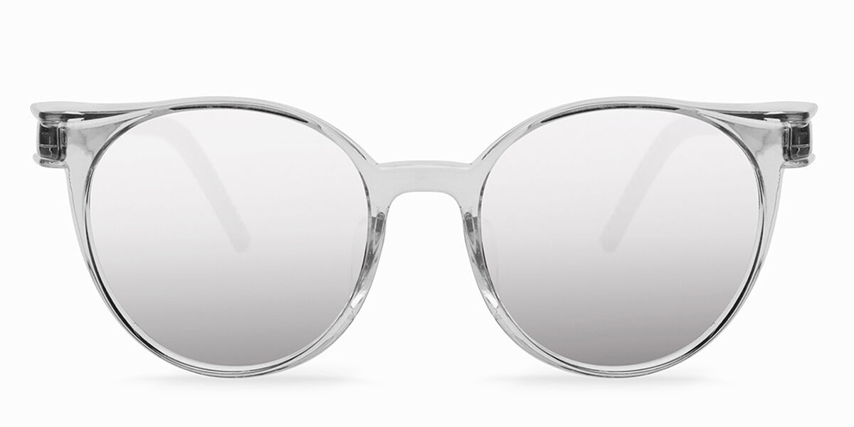 Cosee C001 TIMES Silver Mirror Shield Polarized 01 Sunglasses Clear