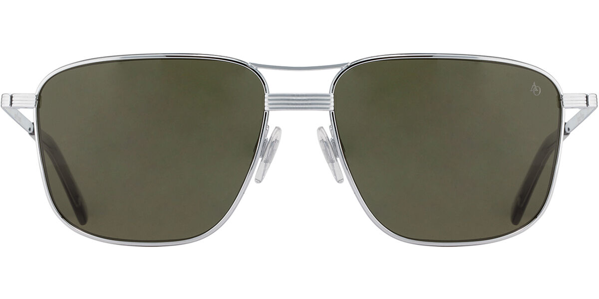 American Optical Airman 3GNN Men's Sunglasses Silver Size 56