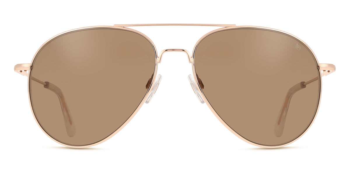 American Optical Hazemaster 1gnn Men's Sunglasses Gold Size 59