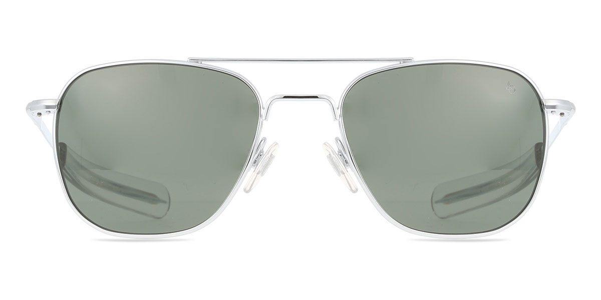 American Optical ORIGINAL PILOT Polarized 2GNNP 52 Silvriga Solglas&ouml;gon M&auml;n